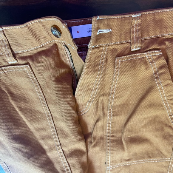 Old Navy Carpenter Pants | High Rise Straight Leg - Picture 2 of 9